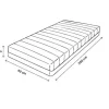 DoubleDry Jersey 90 x 200 cm hoeslaken - Black
