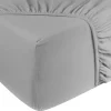 DoubleDry Jersey 90 x 200 cm hoeslaken - Light grey