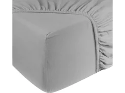 DoubleDry Jersey 90 x 200 cm hoeslaken - Light grey