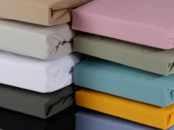 DoubleDry Jersey 90 x 200 cm hoeslaken - Beige