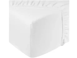 DoubleDry Jersey 160 x 200 cm hoeslaken - White