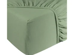 DoubleDry Jersey 160 x 200 cm hoeslaken - Old Green