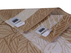 DoubleDry Leaves 50 x 50 cm set van 6 keukendoeken - lichtbeige