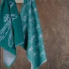 DoubleDry Libel 50 x 70 cm set van 6 theedoeken - Teal