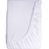 DoubleDry Molton 140 x 200 cm hoeslaken - basic wit