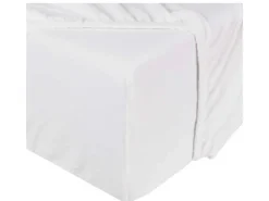 DoubleDry Molton 140 x 200 cm hoeslaken - basic wit