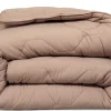 DoubleDry Taupe dekbed - 240 x 200 cm