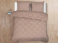 DoubleDry Taupe dekbed - 140 x 200 cm