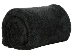 DoubleDry Teddy 130 x 170 cm plaid - Black