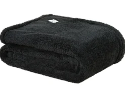 DoubleDry Teddy 130 x 170 cm plaid - Black