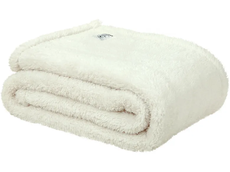 DoubleDry Teddy 130 x 170 cm plaid - Ecru