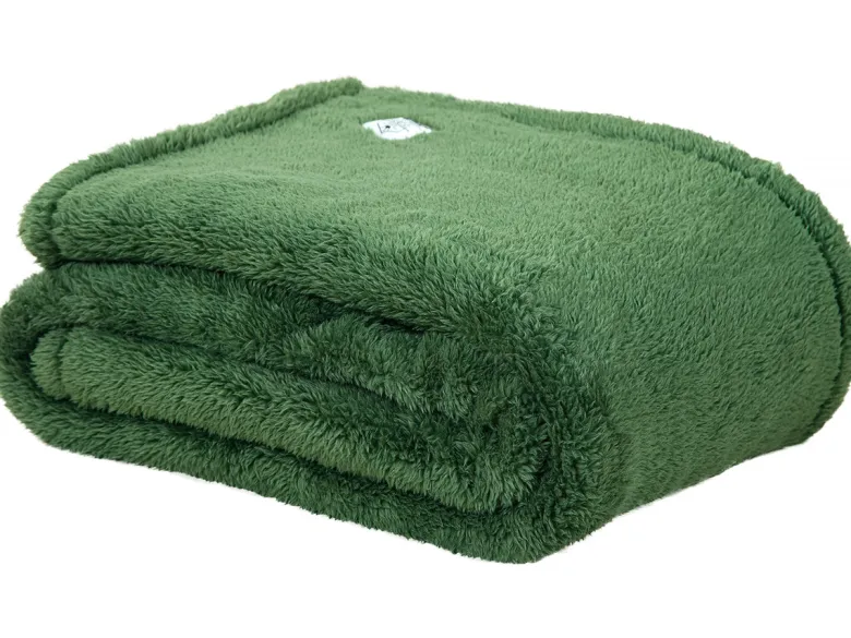 DoubleDry Teddy 130 x 170 cm plaid - Green