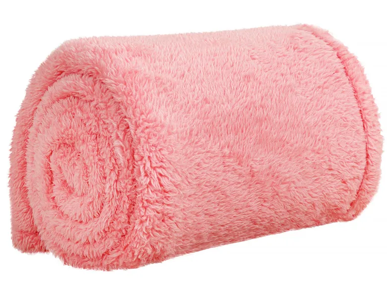 DoubleDry Teddy 130 x 170 cm plaid - Pink