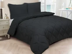 DoubleDry Zwart dekbed - 200 x 220 cm