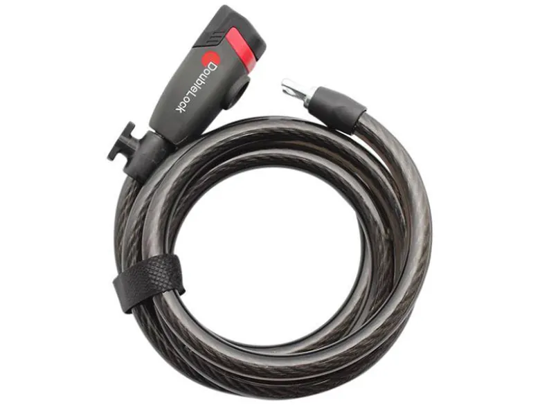 DoubleLock Coil Cable key kabelslot - 120 cm