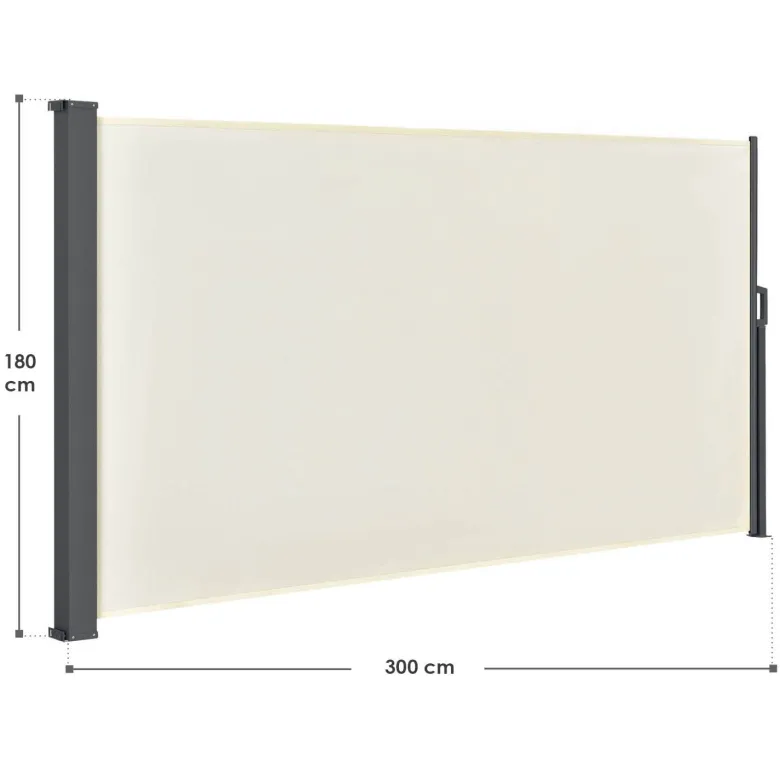 Dubai 300 x 180 beige windscherm