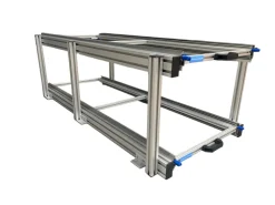Dubbel schuifplateau 120 cm montageframe