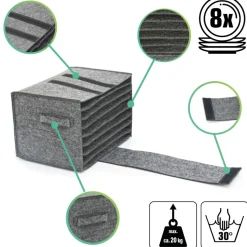 DuneDesign bordenhouder voor 8 borden