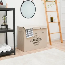 DuneDesign 3 vakken wasmand - 84 liter