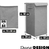 DuneDesign XXL wasmand 50 liter met waszak