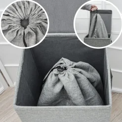 DuneDesign XXL wasmand 50 liter met waszak