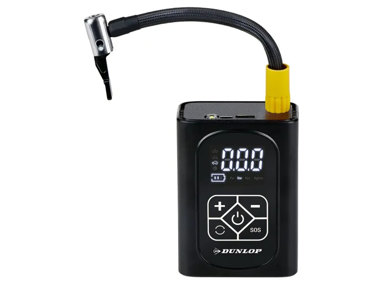 Dunlop digitale luchtcompressor