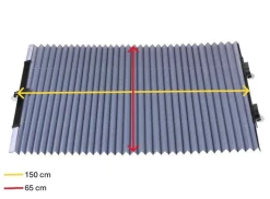 Dunlop met zuignappen opbouwbaar zonnescherm