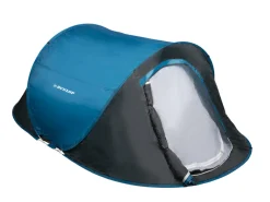 Dunlop 2-persoons Pop-up tent - Blue/Grey