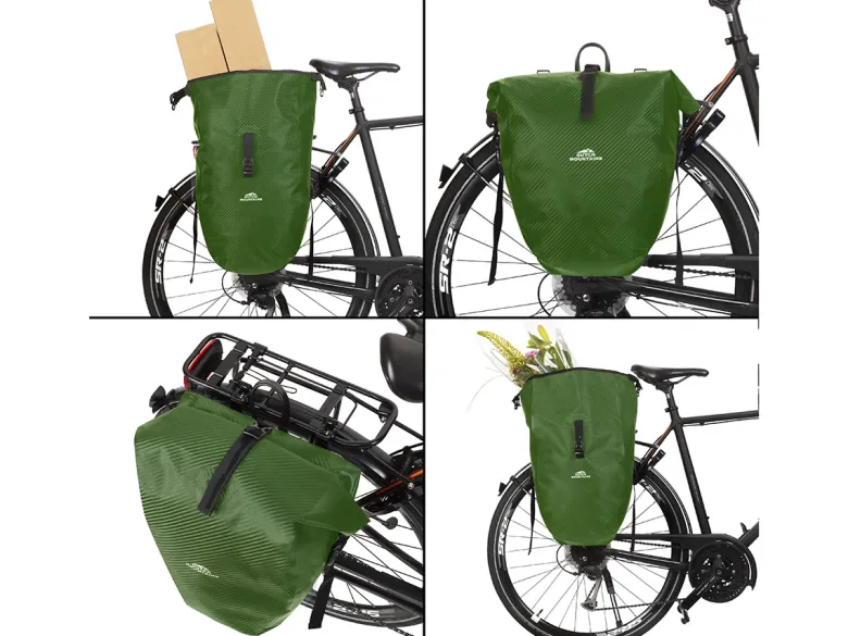 Dutch Mountains 24 liter enkele fietstas - Green