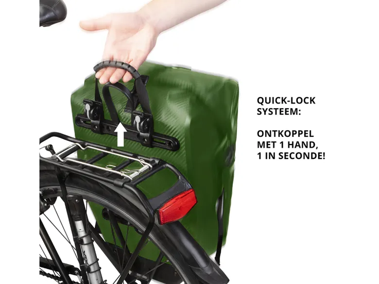 Dutch Mountains 24 liter enkele fietstas - Green