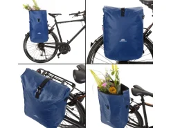 Dutch Mountains 28 liter 3 in 1 enkele fietstas - Blue