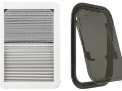 DWS Camping getint klapraam inclusief combirollo - 35 x 50 cm