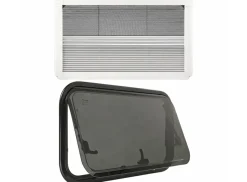 DWS Camping getint klapraam inclusief combirollo - 80 x 40 cm