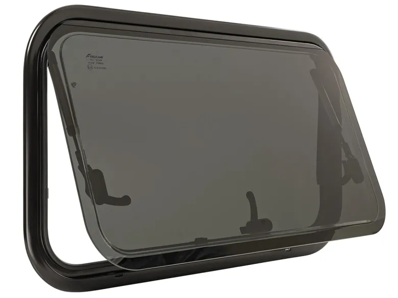 DWS Camping 900 x 450 mm getint klapraam met combihor
