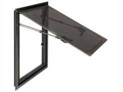 DWS Camping 350 x 500 mm klapraam met combihor - Black