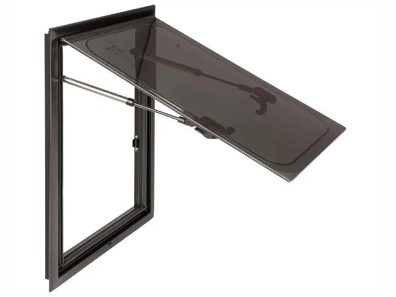 DWS Camping 350 x 500 mm klapraam met combihor - Black