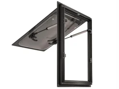 DWS Camping 350 x 500 mm klapraam met combihor - Black