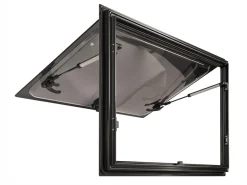 DWS Camping 500 x 300 mm klapraam met combihor - Black