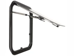 DWS Camping 500 x 500 mm klapraam met combihor - Transparent
