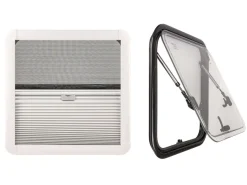 DWS Camping 500 x 500 mm klapraam met combihor - Transparent