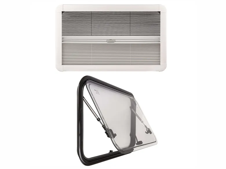 DWS Camping 900 x 450 mm klapraam met combihor - Transparent