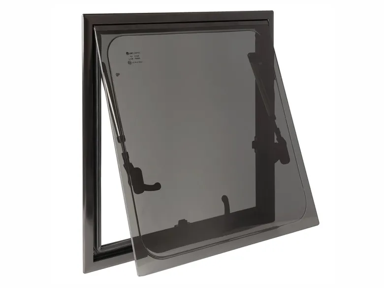 DWS Camping 500 x 500 mm klapraam met combihor - Black