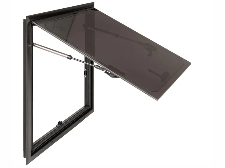 DWS Camping 500 x 500 mm klapraam met combihor - Black