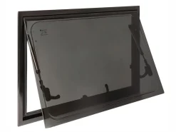 DWS Camping 900 x 500 mm klapraam met combihor - Black