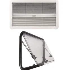 DWS Camping 1000 x 500 mm klapraam met combihor - Transparent