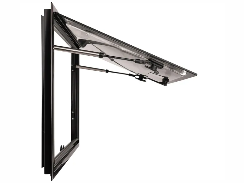DWS Camping 1000 x 500 mm klapraam met combihor - Black