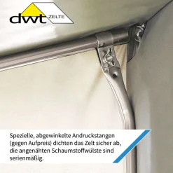 DWT Cortina III 300 x 200 cm caravan wintertent - Grey