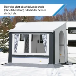 DWT Cortina III 350 x 210 cm caravan wintertent - Grey