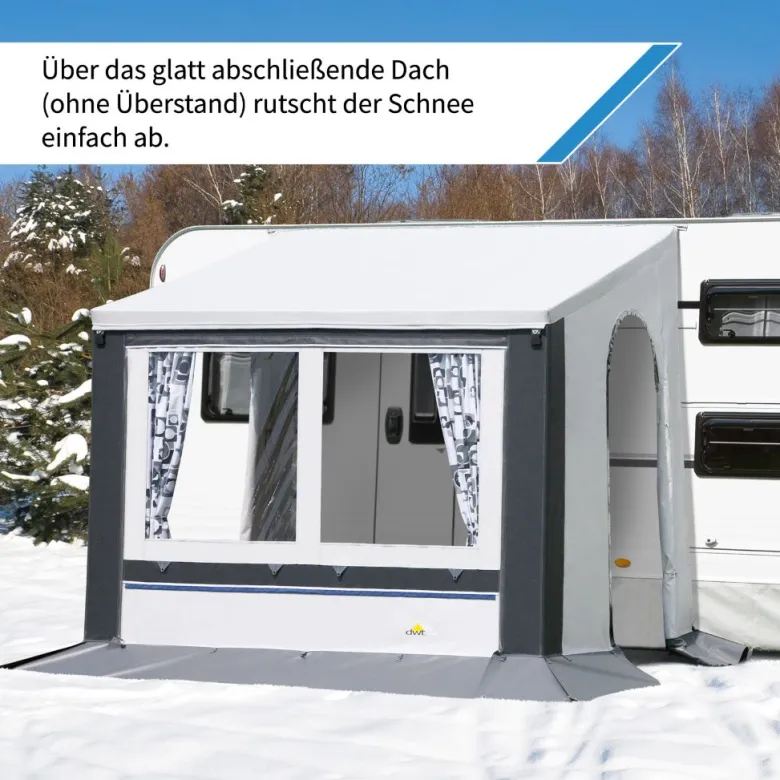 DWT Cortina III 350 x 210 cm caravan wintertent - Grey