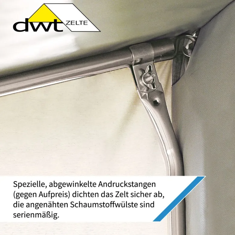 DWT Cortina II 200x150cm AP-Plus wintertent - Grey